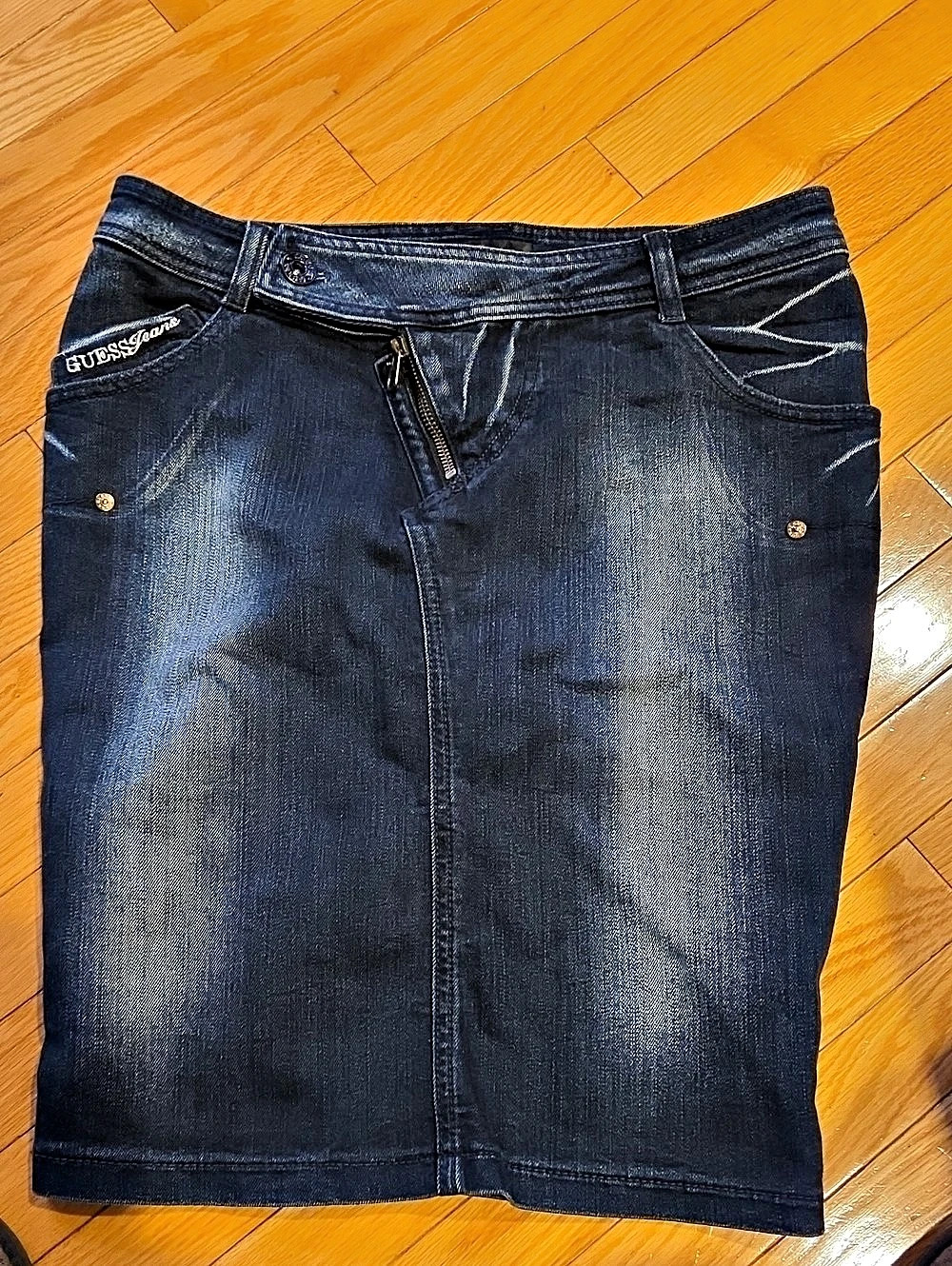 Guess Denim Mini Skirt in Blue
